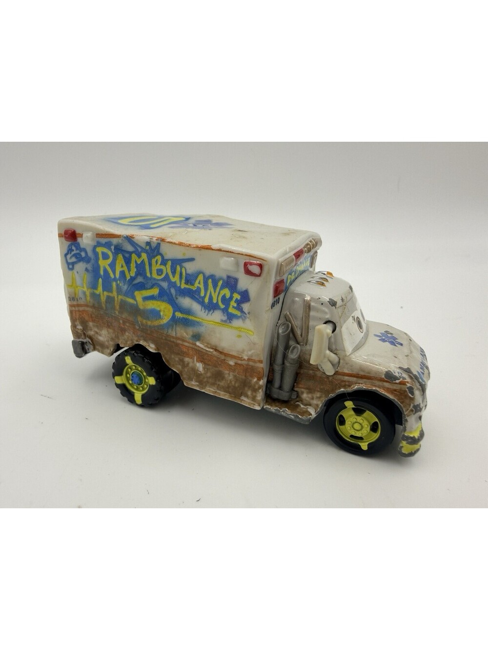 Disney Pixar Cars 3 Deluxe Dr Damage Rambulance Diecast Mattel DXV93 Loose 1:55